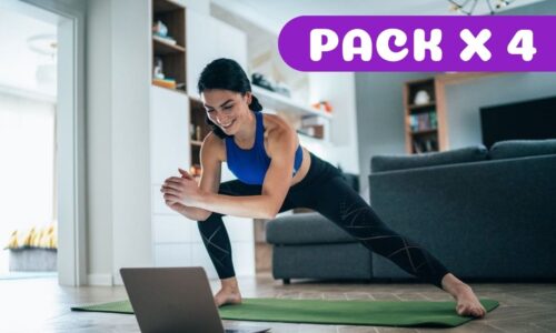 PACK 4 Clases de Yoga Online de 1 hora c/u